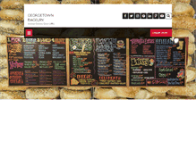 Tablet Screenshot of georgetownbagelry.com